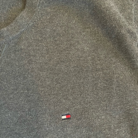 Tommy Hilfiger grey 100% cotton pullover sweater XXL - Picture 5 of 7